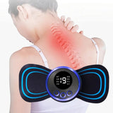 Mini Massageador Portátil Recarregável Dor Pescoço Coluna Pernas alívio da dor ferramenta ombro perna massagem corporal relaxar