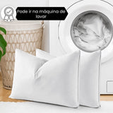 Kit 2 Travesseiros Ultra Premium Padrão Hotel Matelassê Percal Luxo Antialérgico Alta Qualidade